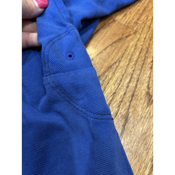 Polo Ralph Lauren Big Pony Polo Shirt Men's 3XLT Tall Blue Orange Logo - Picture 6 of 6